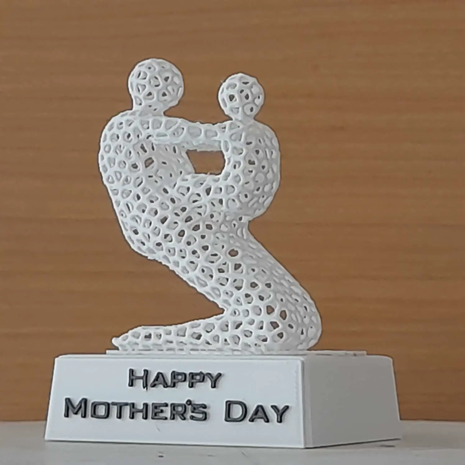 Feliz Dia da Mãe, presente impresso em 3D