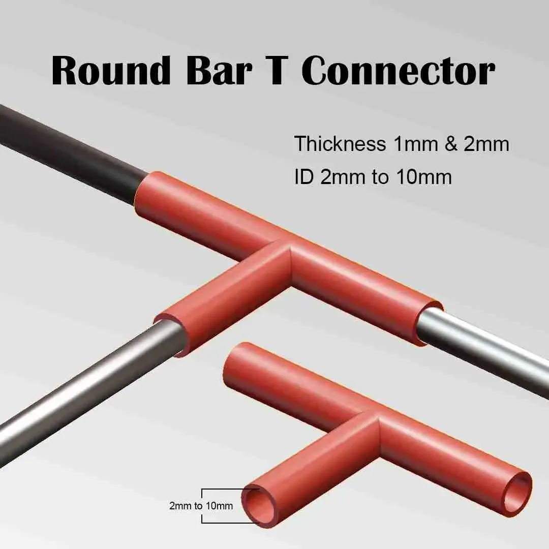 Round Bar T Connector