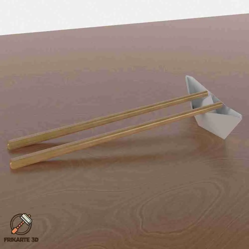 Origami Ship Chopstick Holder