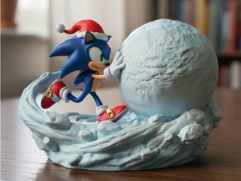 Sonic The Hedgehog Snowball | Christmas Figure