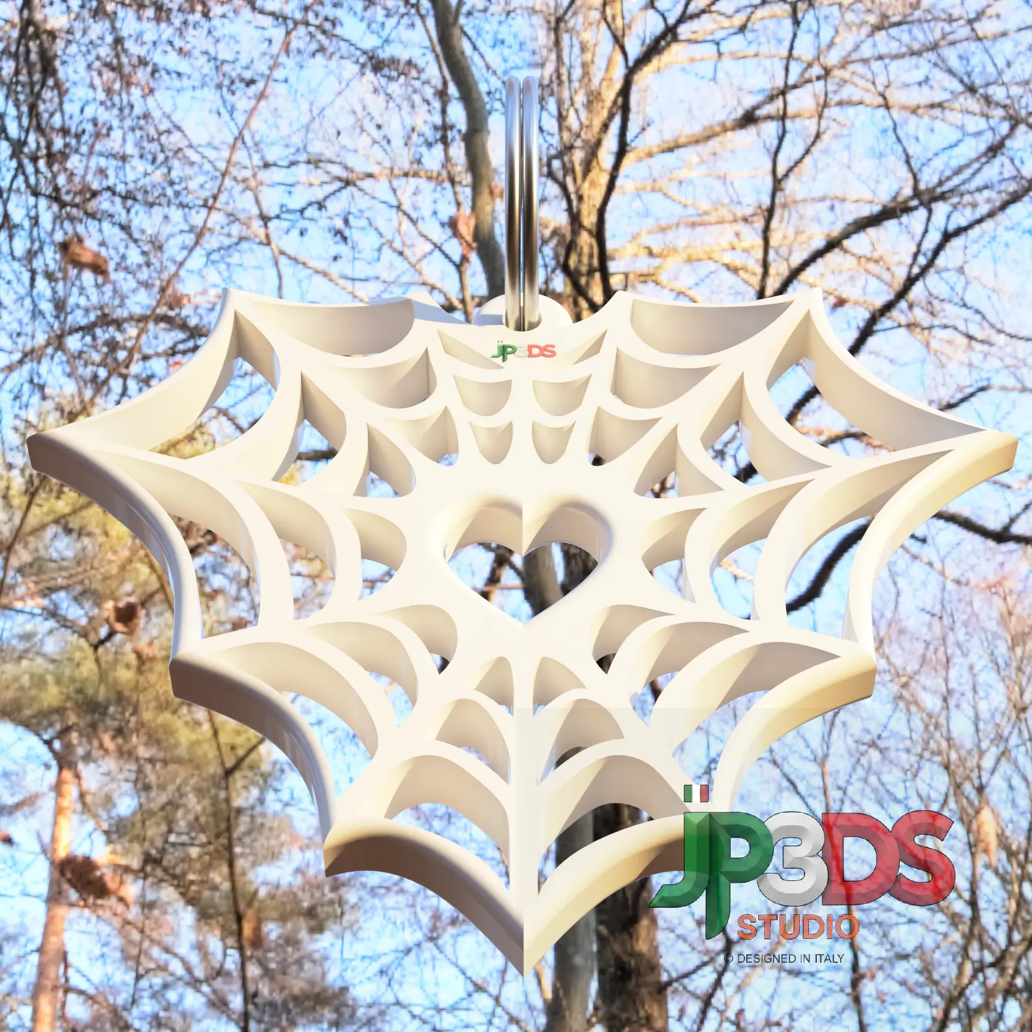 The Web of Love Keychain