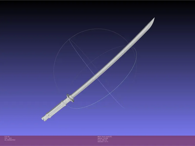Ao No Exorcist Shura Kirigakure Fang Sword (épée de croc)