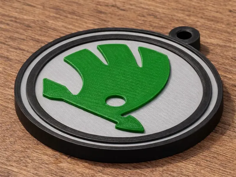 Skoda Logo Keychain