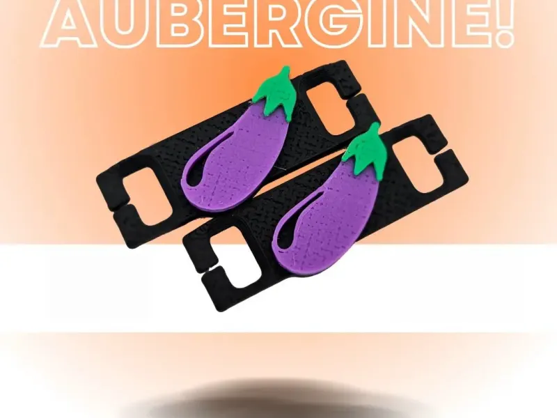 Eggplant Toe TagZ