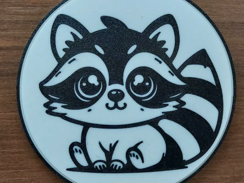 Little Raccoon Coaster