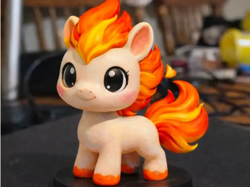 Il Piccolo Tizzone, Cavallo di Fuoco Chibi