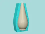 Candle Mold A06 - Molding Maker Wick Template-5