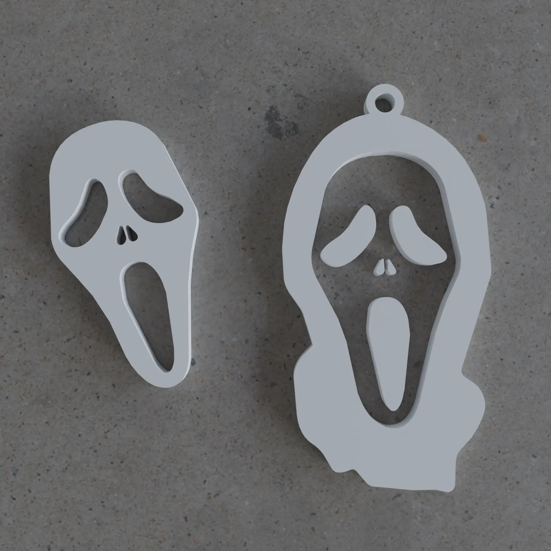 Ghostface keychain