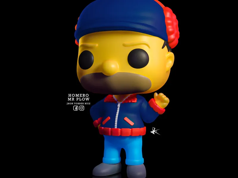 HOMERO - MR PLOW FUNKO POP COLLECTION LOS SIMPSON MR PLOW