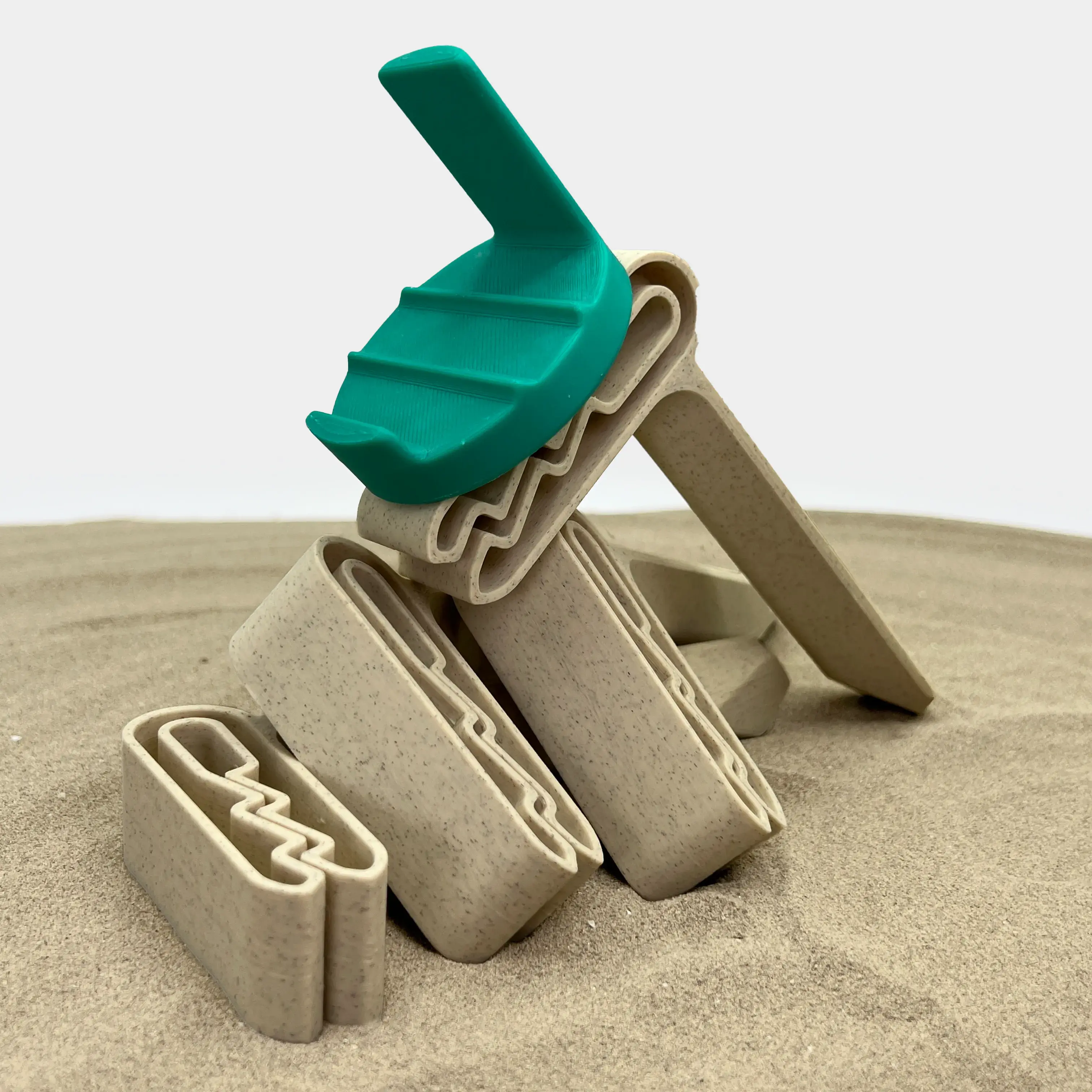 Customizable beach towel clip