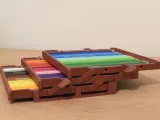 Organizzatore pieghevole e impilabile per matite colorate-2