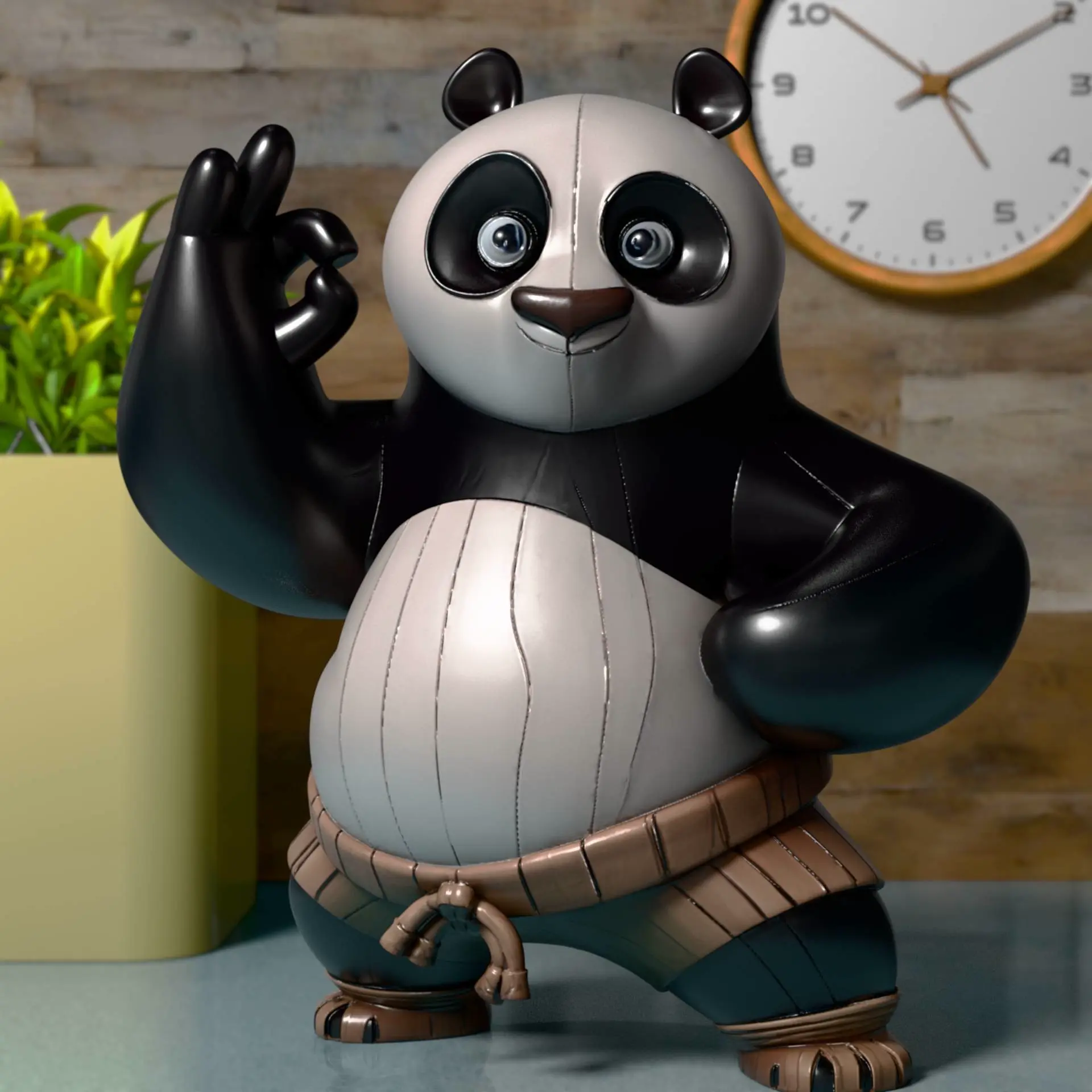 kung fu panda | 3D Models | Creality Cloud, image size:1920x1920