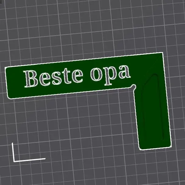 Perfect opa cadeau! Winkel Haak met beste opa erin!