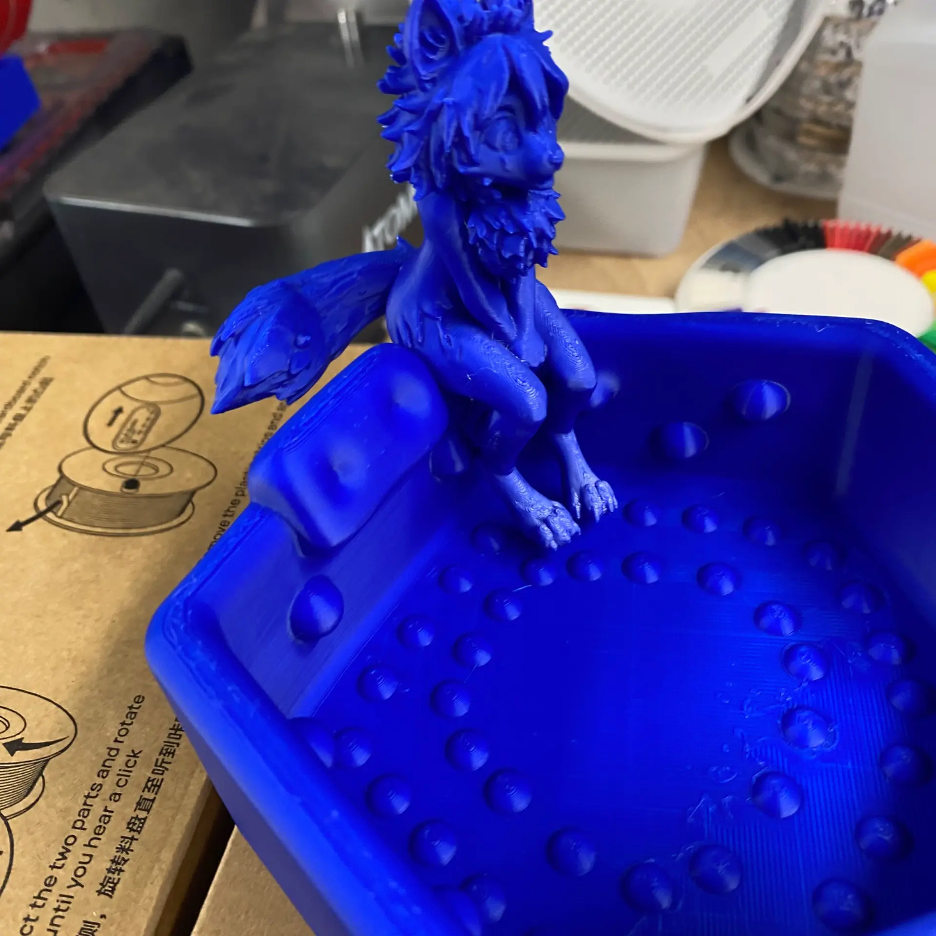 Hot tub Key bowl With Furry (Made On Request)