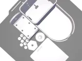 Bed and table side organiser with clamp fitting-4