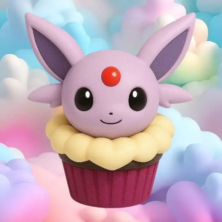 pokemon espeon cupcake party