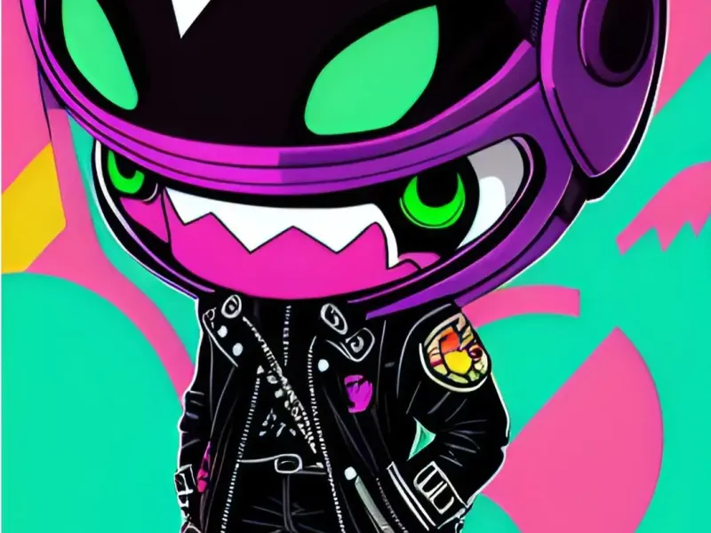 Neon Rebel Rider