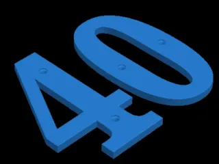 40 number 