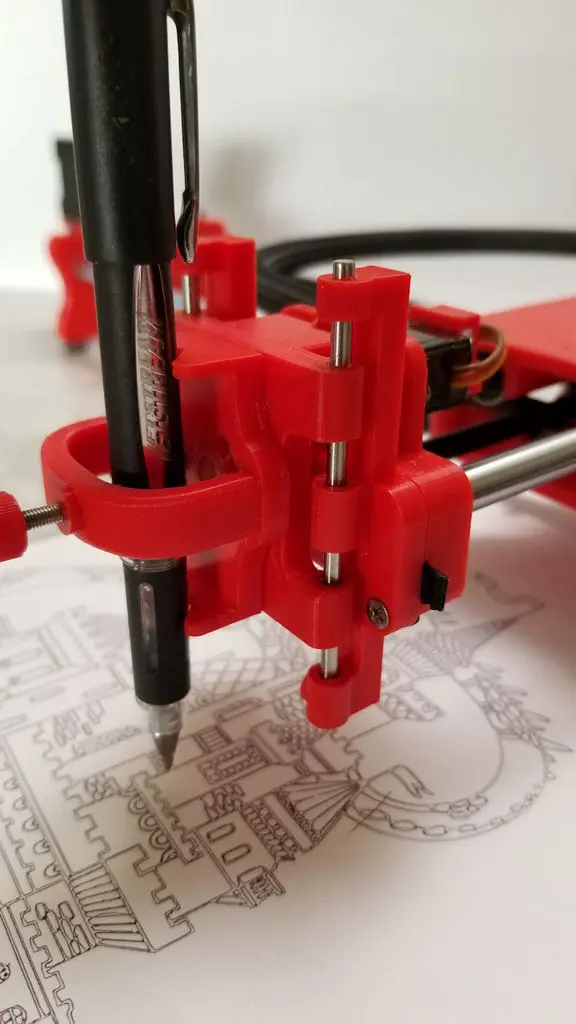 Zeichnender Roboter - Arduino Uno + CNC-Schild + GRBL
