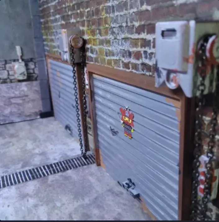 1/18 GARAGEPOORT D / GARAGEDEUR D