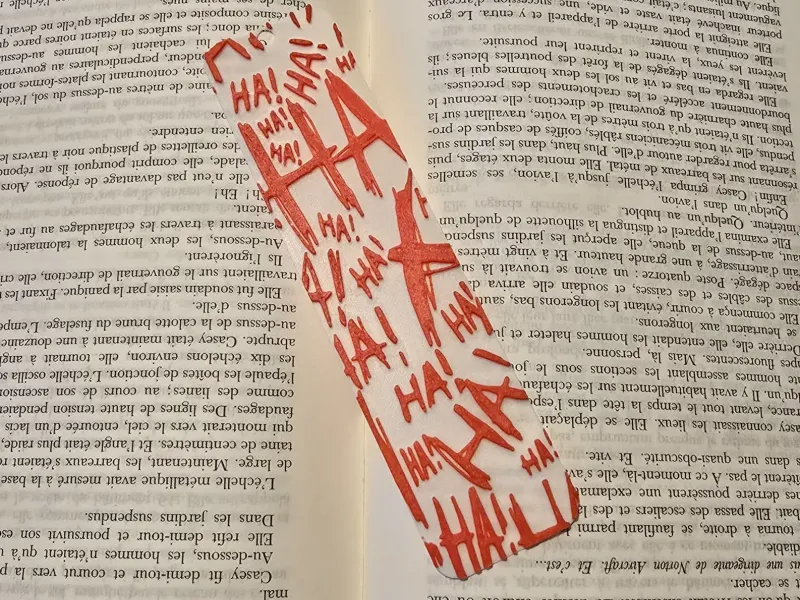 Bookmark The Joker Haha ( switch colors possible )