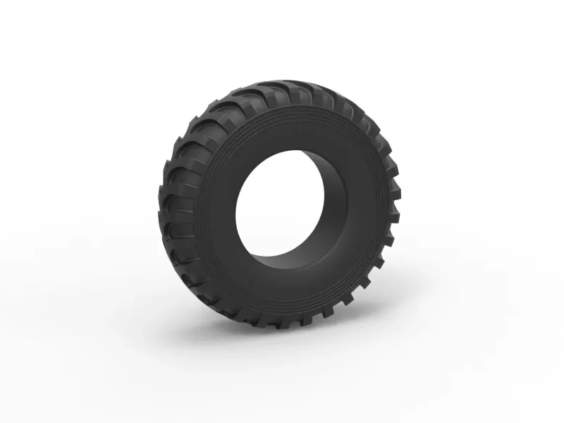 Pneumatico per camion militare 3 Scala 1:10