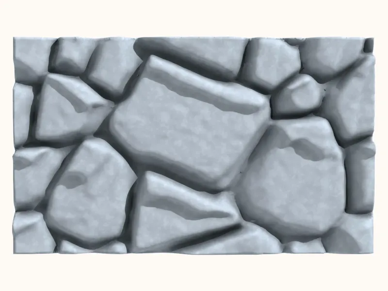 Low Poly Wall Panel for 3D Printing