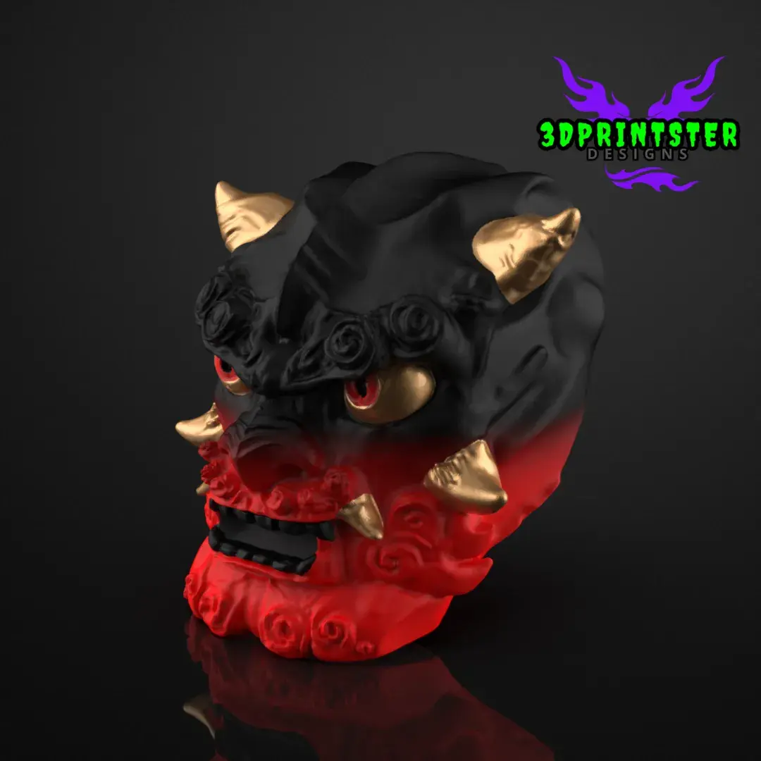 characters-creatures-stl-download-shadowfang-oni-mask-desk-decorby