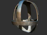 Stylized Sci Fi Skull Mask 3D Printable Helmet 3D print mode-2