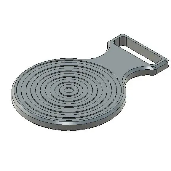 Supermarket cart pin