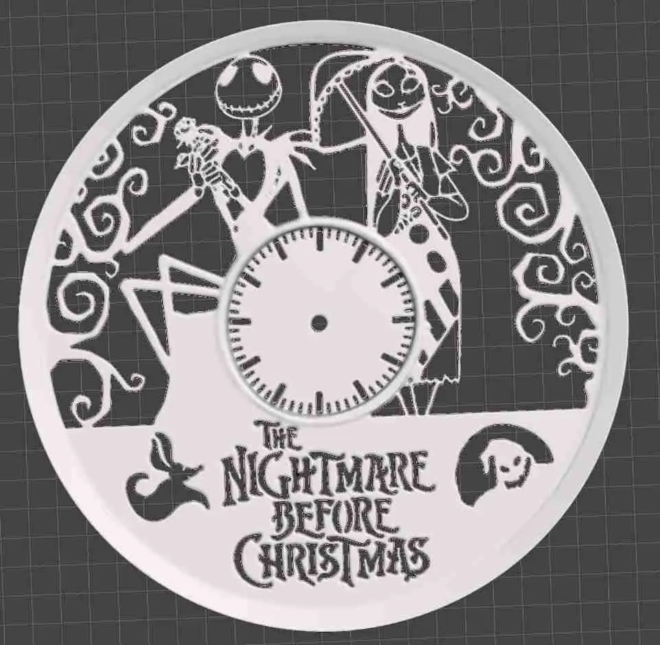 nightmare before christmas clock 2
