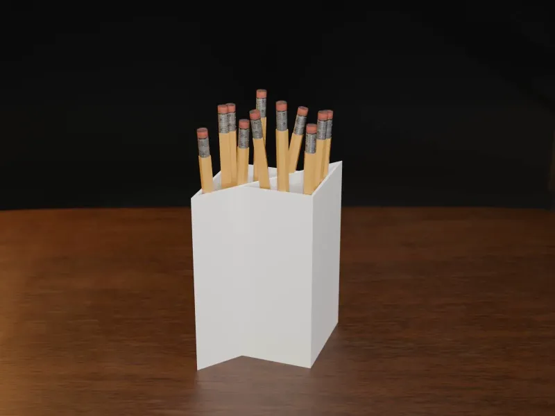 Boxy Pencil Holder