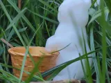 Easter rabbit with basket-0
