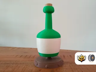 Brawl Stars Display Piece | Barley Bottle | NO AMS