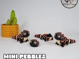 Flexi Mini Choco Pebbles Gila Monster | Movable Head Version-1