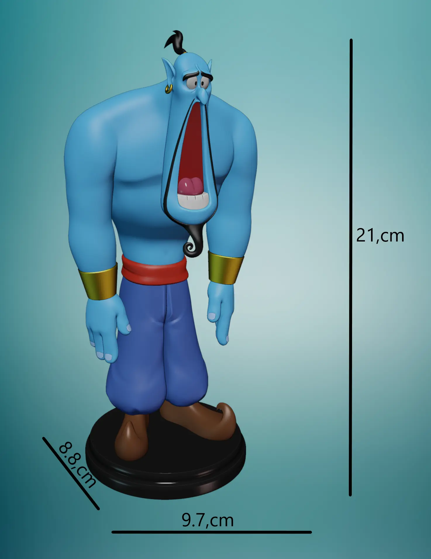 GENIE - ALADDIN - SURPRISED FACE
