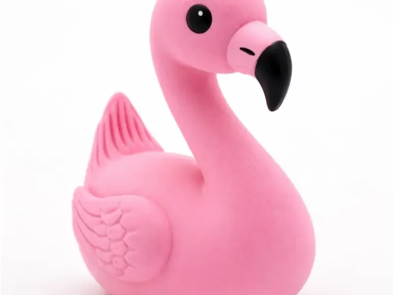 Pink Flamingo Duck