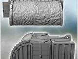 Concave container arrangement with camouflage protection and-3