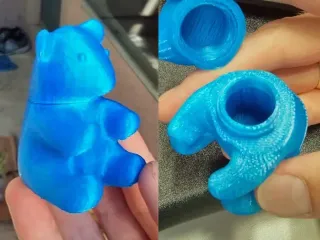 Teddy Bear Capsule (Screw-on Lid)