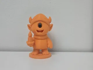 One-Eyed Monster with Candle Holiday Figure