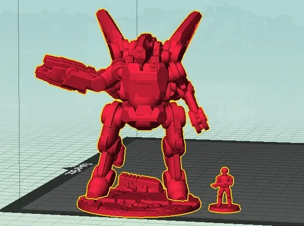 Hyperion Heavy Assault Mech (15mm scale)