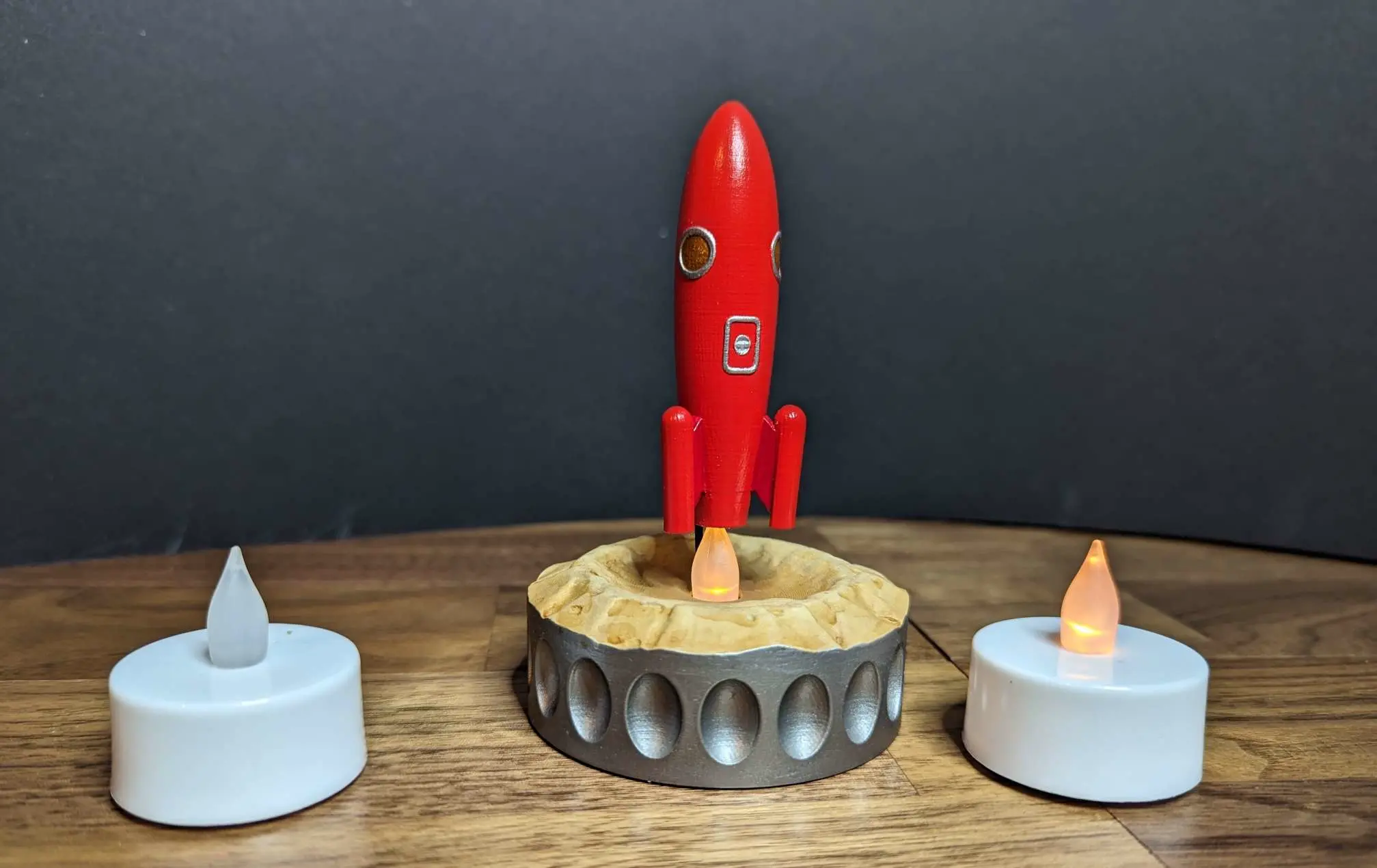 ELECTRIC TEA LIGHT ROCKET