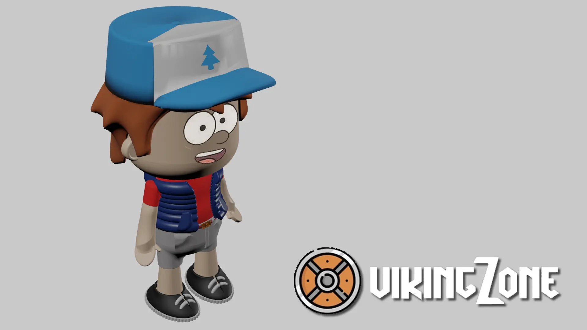 ARTICULATED PINY DIPER GRAVITY FALLS 3D print model