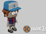 ARTICULATED PINY DIPER GRAVITY FALLS 3D print model-2
