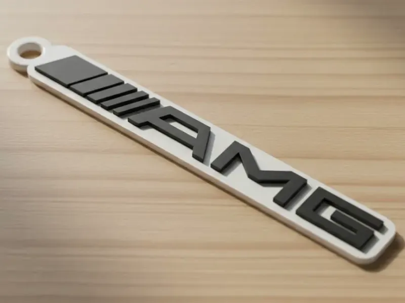 AMG Logo Keychain