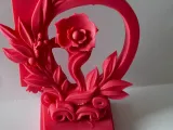 Decorative flower composition-0