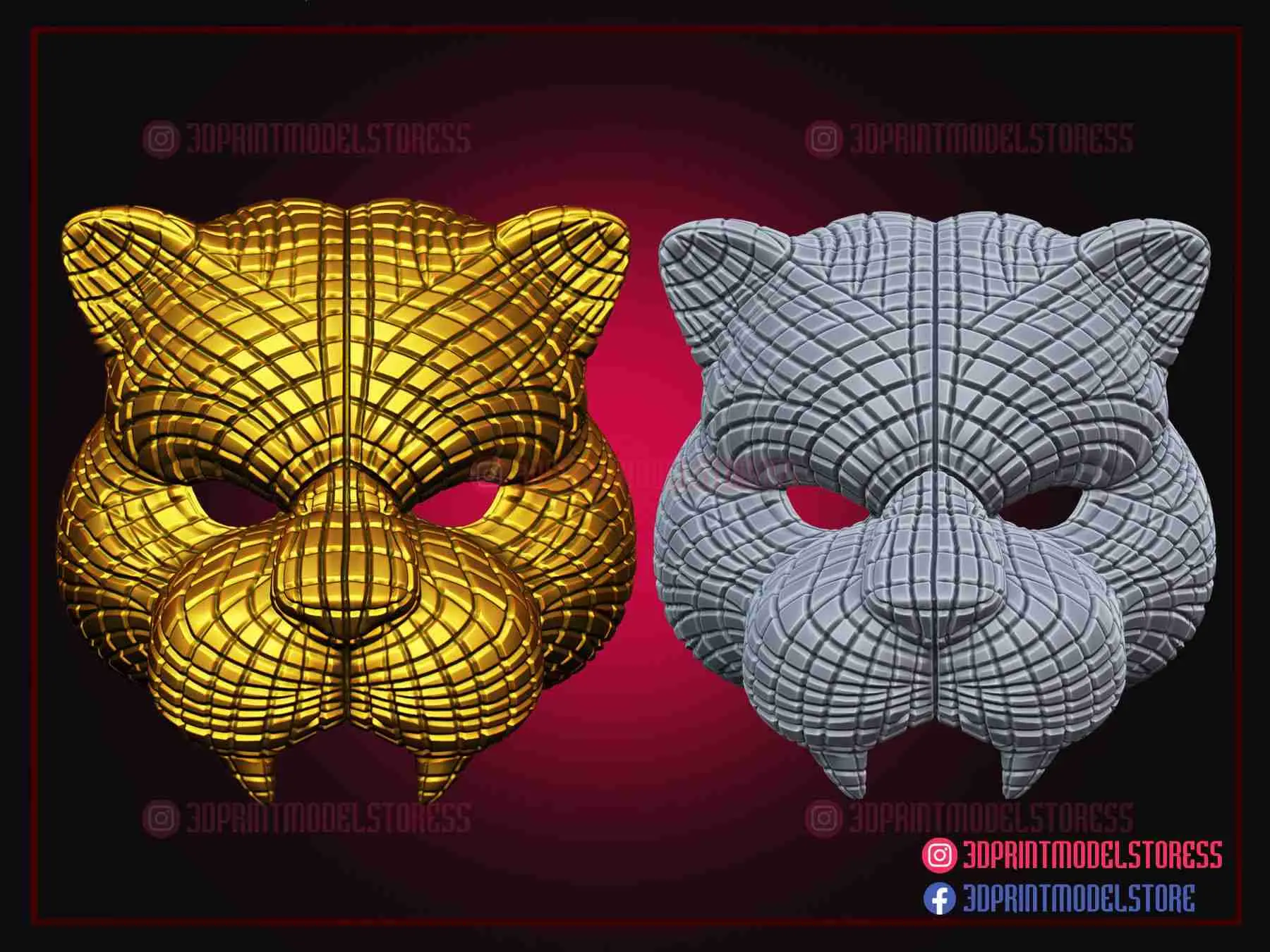 Squid Game Mask - Squid Game Tiger Vip Mask