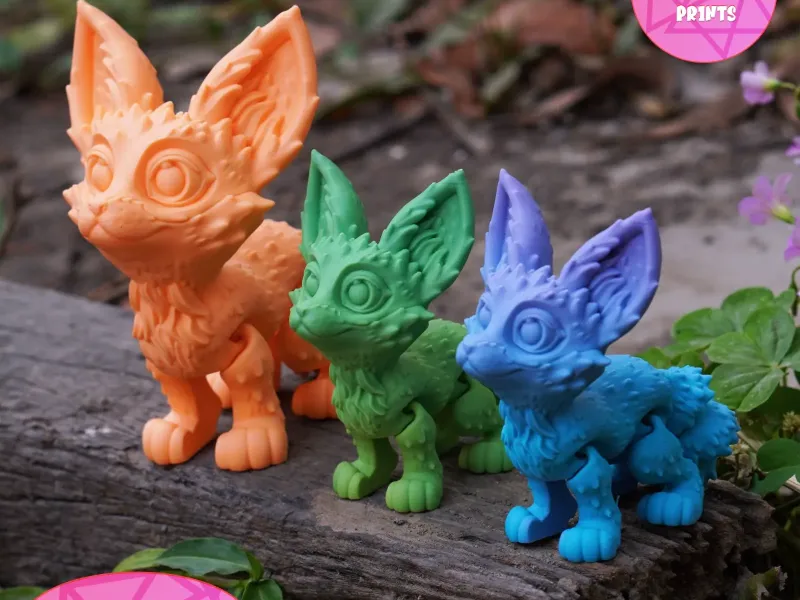PRINT IN PLACE CUTE FLEXI FENNEC FOX