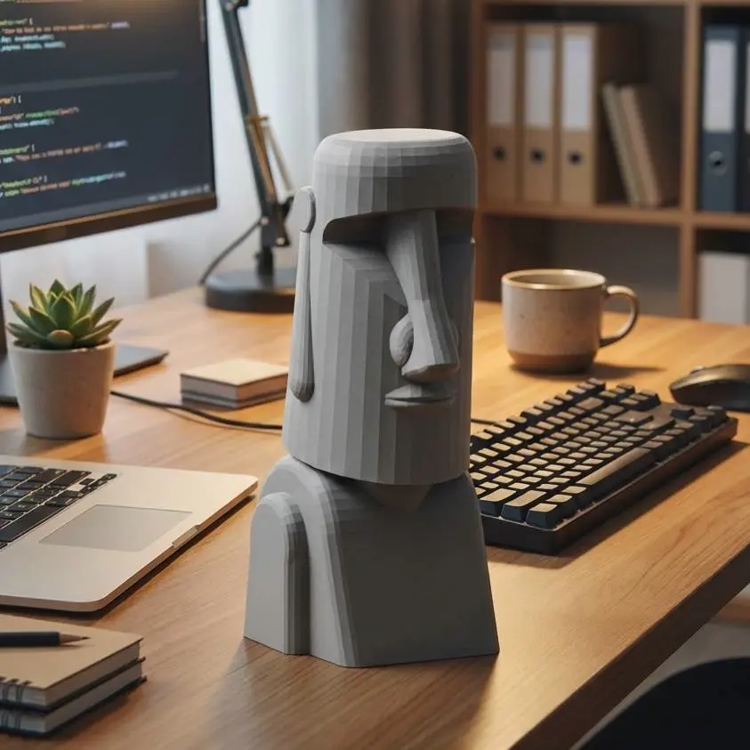 Moai 3D Figure