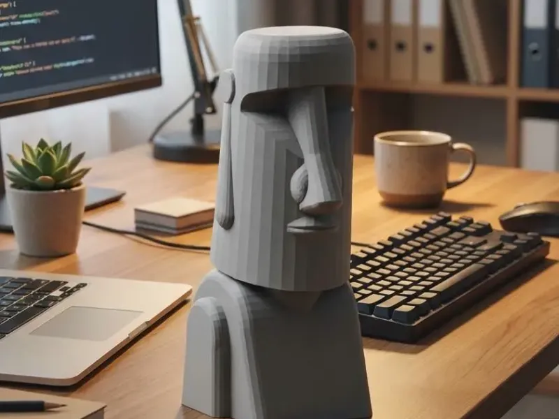 Moai 3D Figure